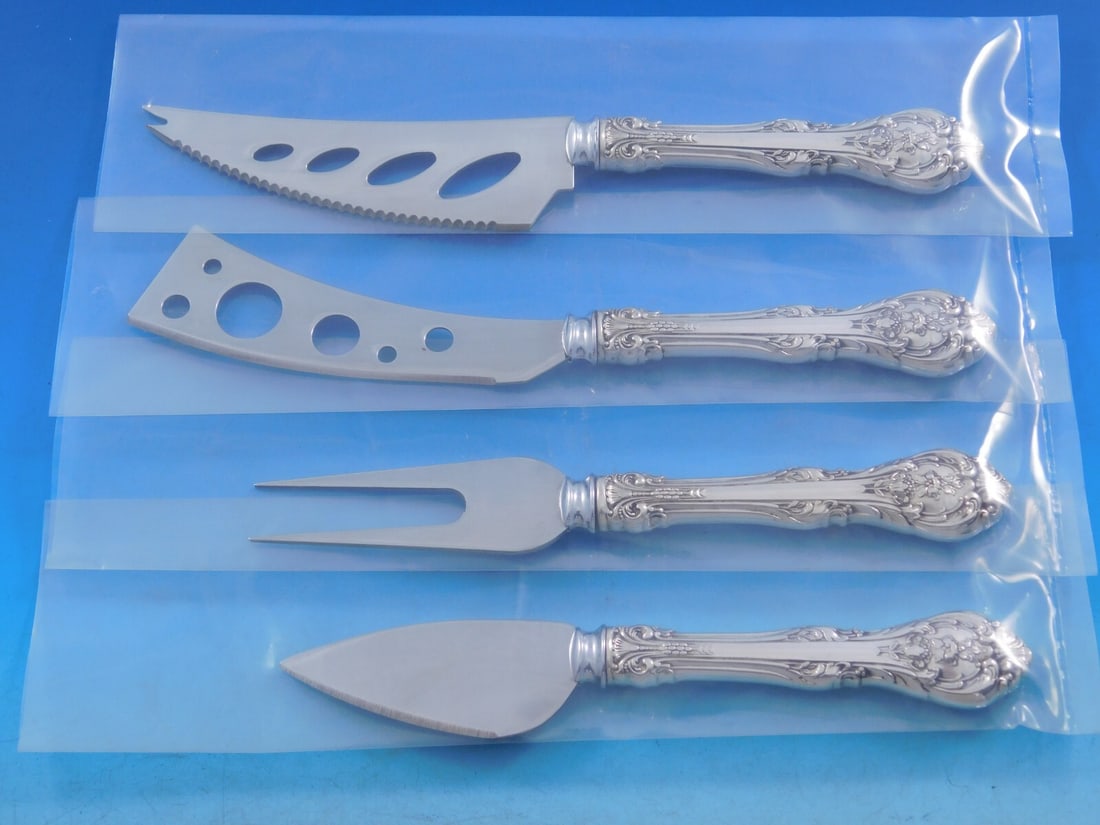 Gorham King Edward Sterling Silver 4pc Deluxe Charcuterie Set (1 of 18)