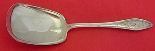 Towle Mary Chilton Engraved 1 Sterling Berry Serving Spoon 9 1/8" (1 of 1)