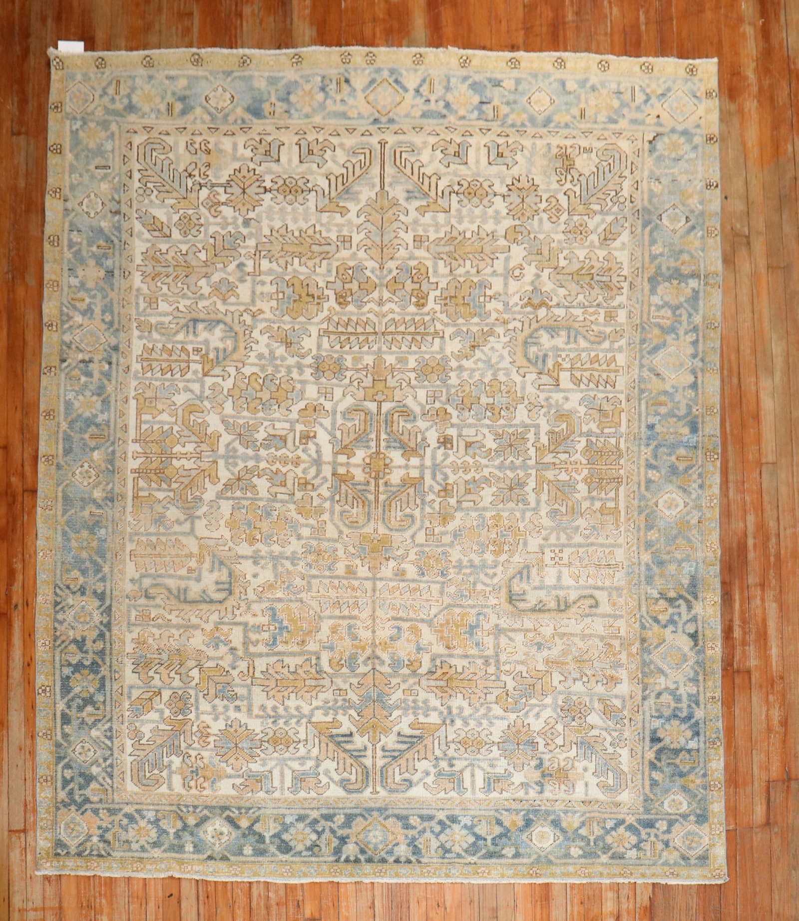 7' 7" x 9' Persian Serapi Heriz Square Area Rug (1 of 7)