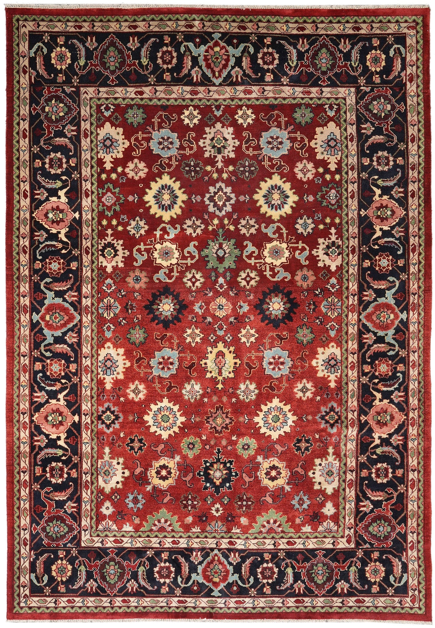 Handmade Jaipur Wool Rug 10 x 14 (1 of 12)