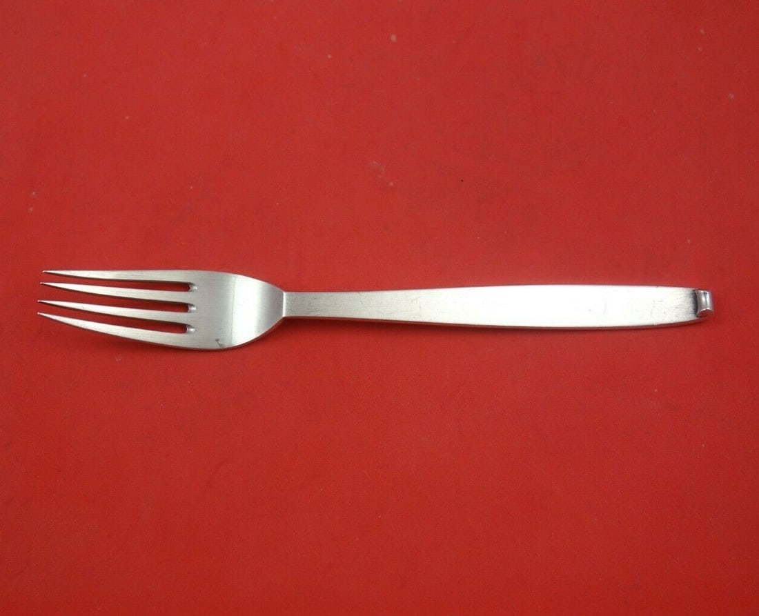 Evald Nielsen Sterling Silver Dinner Fork 7.5 Inch Heirloom Scandinavian Flatware (1 of 3)
