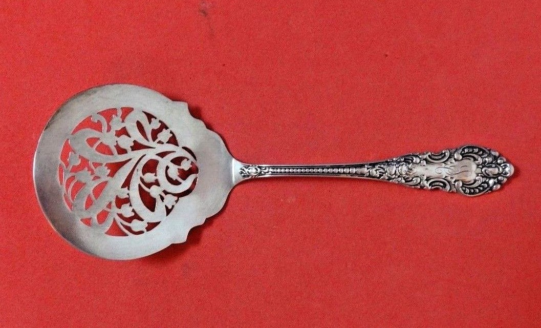 Knowles Mauser Apollo Sterling Silver Tomato Server 7 3/4 Inch Monogrammed (1 of 2)