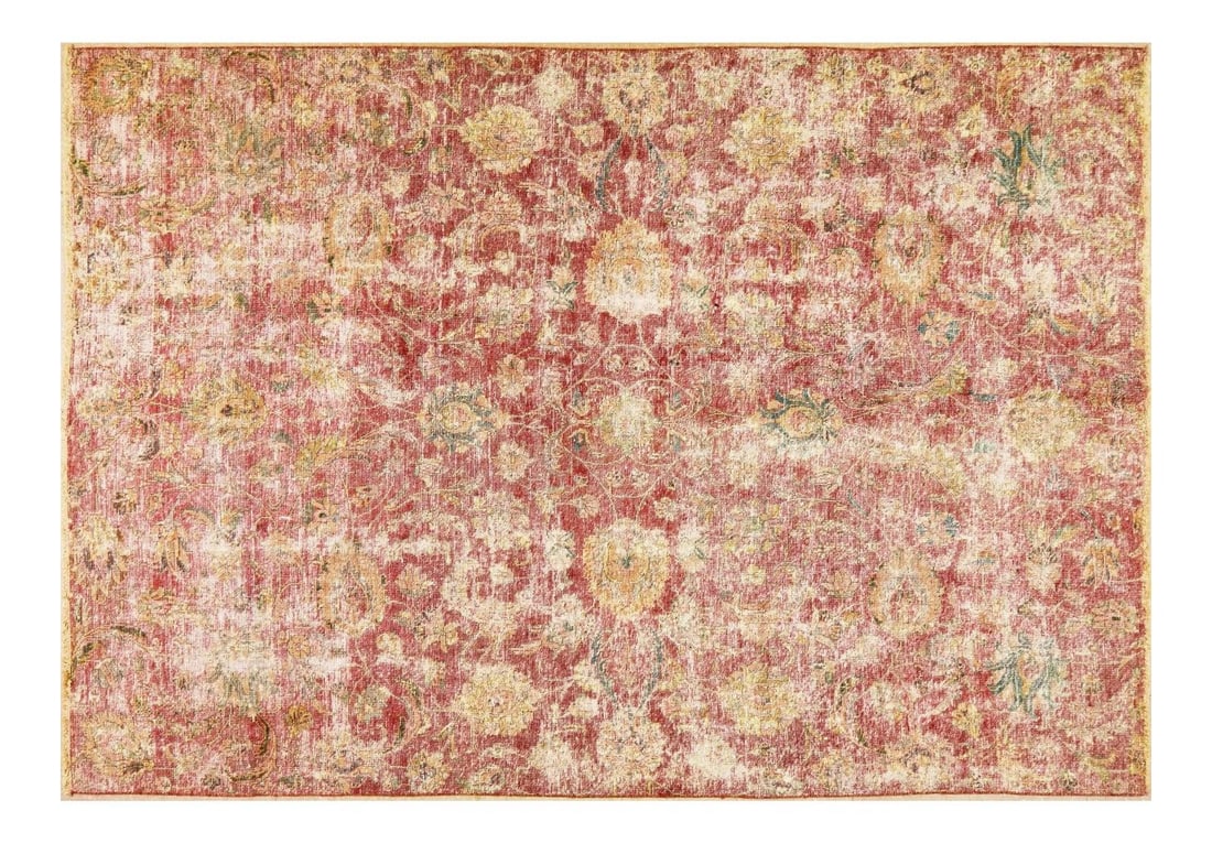 6'5 x 9'3 Vintage Persian Tabriz Hand Knotted Wool Rug Distressed Weave: 6'5 x 9'3 Vintage Persian Tabriz Hand Knotted Wool Rug Distressed Weave This vintage Persian Tabriz rug features a finely woven, hand-knotted construction using organic wool. The rug has a distressed 