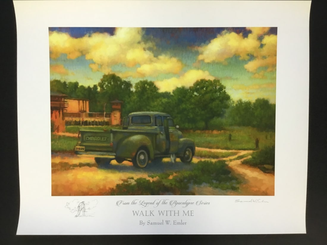 Samuel W Emler Walk With Me Limited Edition Signed Giclee Print (1 of 5)