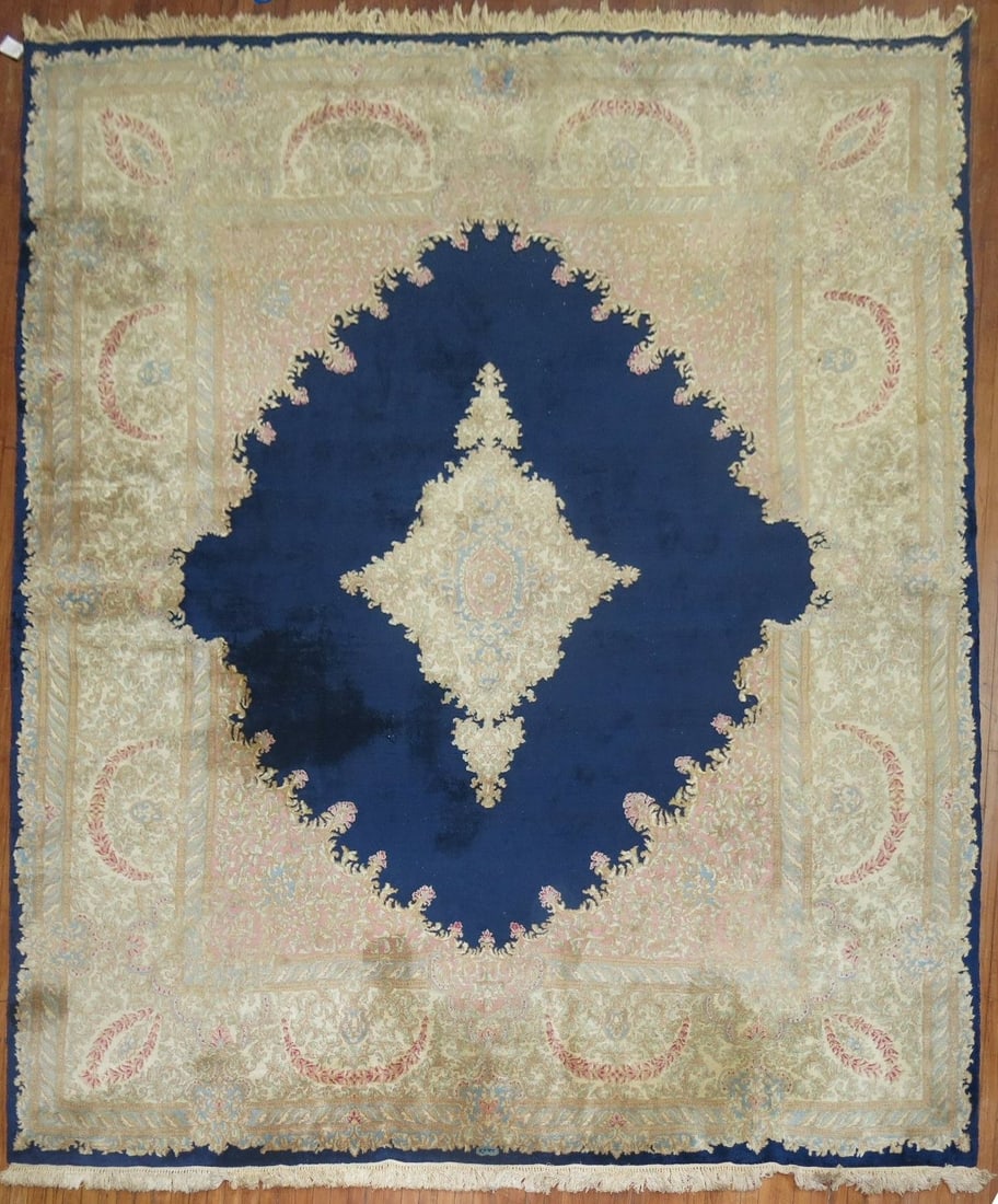 10' 4" x 13' 2" Persian Kerman room rug from the 1930s: 10' 4" x 13' 2" Persian Kerman room rug from the 1930s Vintage Persian Kerman room rug from the 1930s. This pre-owned piece is identified as a Royal Persian antique Kerman rug. Specifications Type: Ke