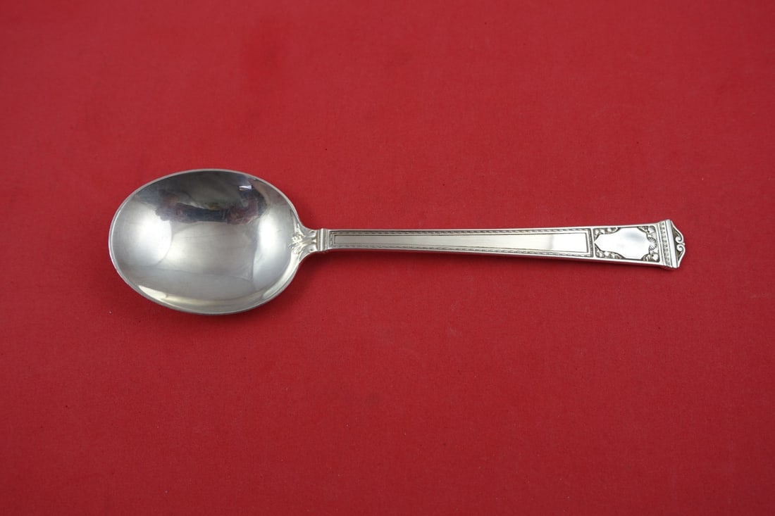 Tiffany & Co San Lorenzo Sterling Silver Cream Soup Spoon 6.75" (1 of 2)