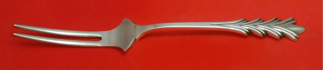 Tuttle Crest of Arden Sterling Silver Custom Spinach Fork 7" (1 of 1)