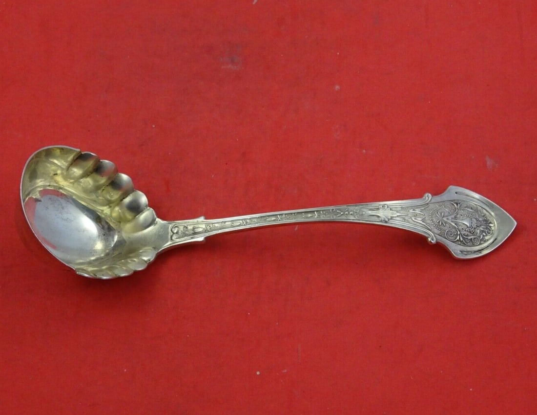 Wood & Hughes Angelo Sterling Silver 7 Inch Gravy Ladle Vintage Server (1 of 2)