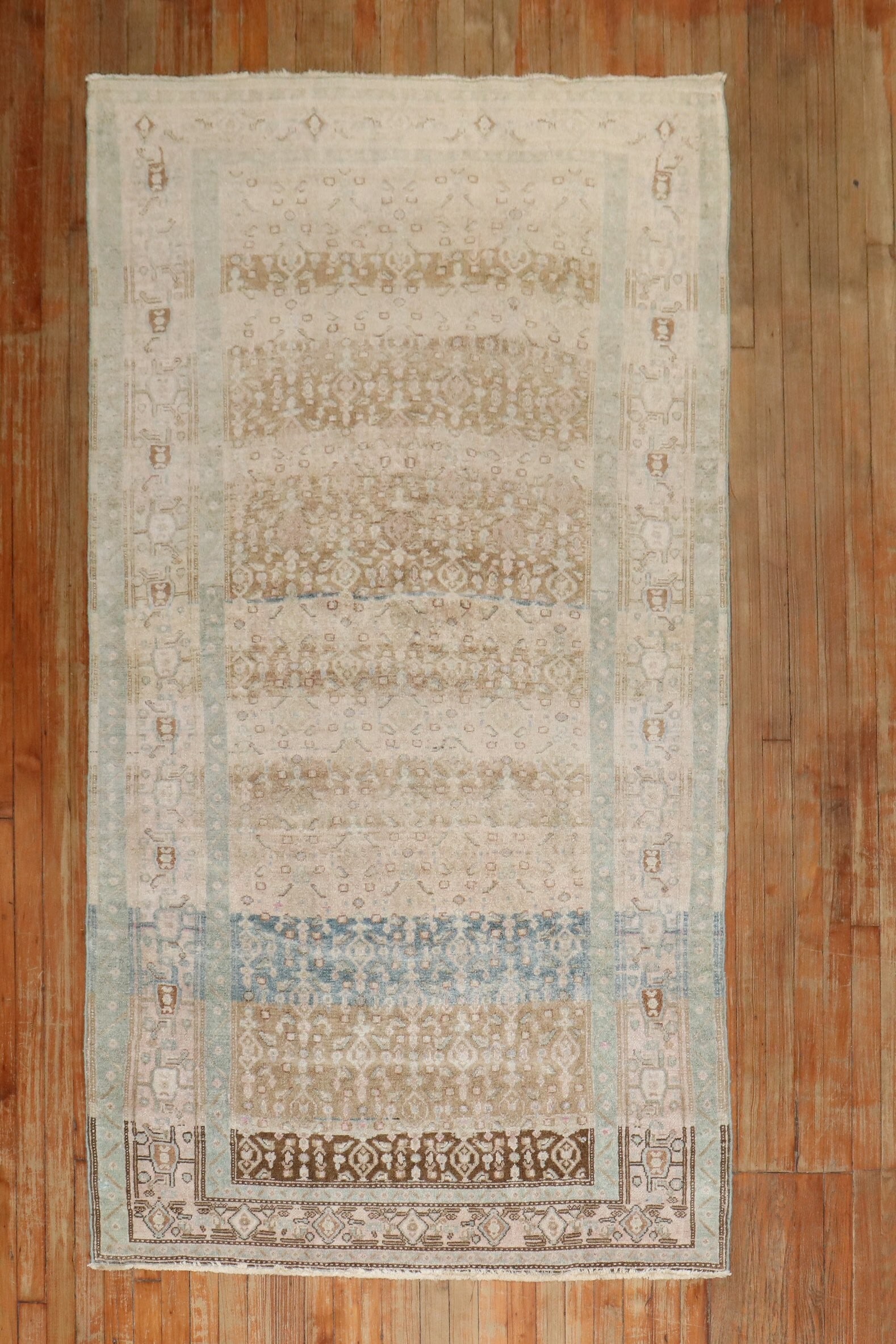 4' 3" x 8' 4" Persian Malayer Area Rug mid 20th Century: 4' 3" x 8' 4" Persian Malayer Area Rug mid 20th Century Vintage Persian Malayer rug from the mid 20th century. This pre-owned piece features the classic Malayer type and is categorized as intermediate