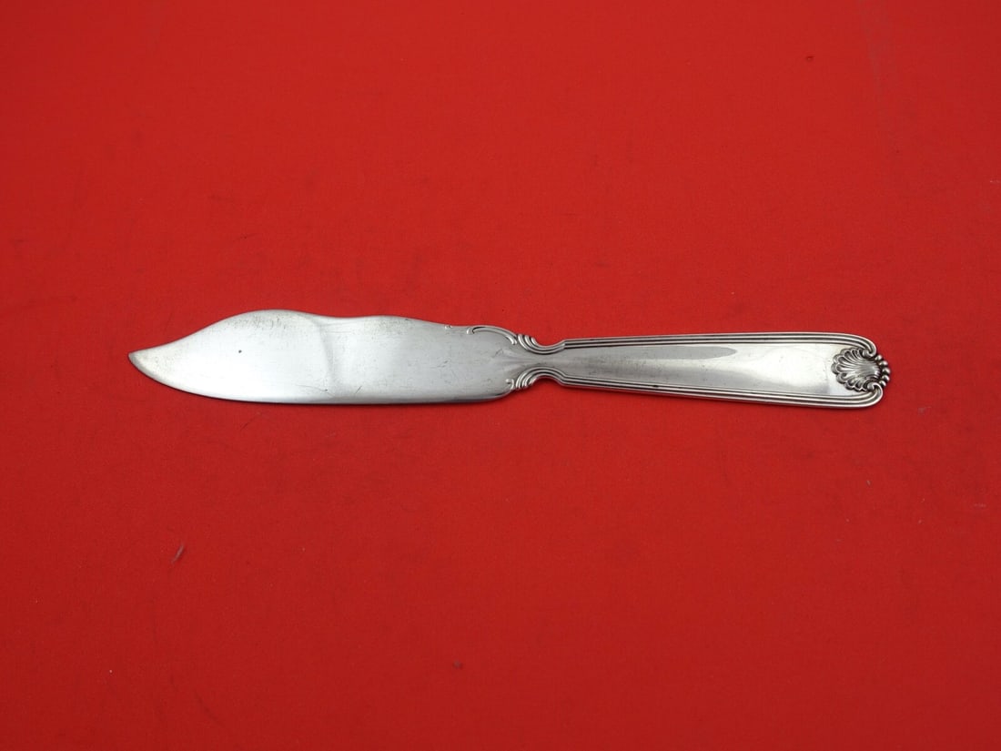 Towle Benjamin Franklin Sterling Silver Fish Knife 7 3/4 Wide Blade (1 of 2)