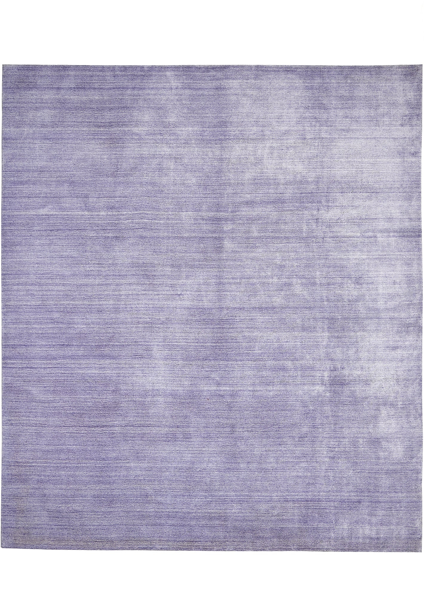 8.3 x 10 Handmade Wool Solid Lavender Contemporary Rug: 8.3 x 10 Handmade Wool Solid Lavender Contemporary Rug Free continental US Shipping This handmade wool contemporary rug measures 8.3 x 10 and features a solid plain lavender color. It has a soft, dens