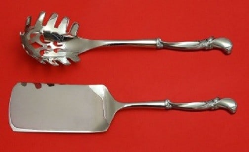 Wallace Waltz of Spring 2-piece Italian sterling serving set (1 of 1)