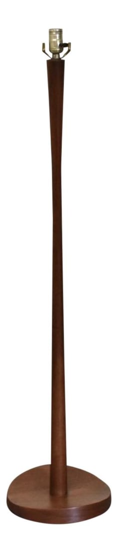 Mid Century Modern Walnut Floor Lamp 46.25 inches Tall (1 of 4)