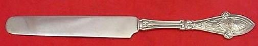 Tiffany & Co Italian Sterling Silver Dessert Knife 8.25" Monogrammed: Tiffany & Co Italian Sterling Silver Dessert Knife 8.25" Monogrammed Discover the elegance of the Italian by Tiffany & Co. sterling silver dessert knife, a perfect addition to your dining collection. 