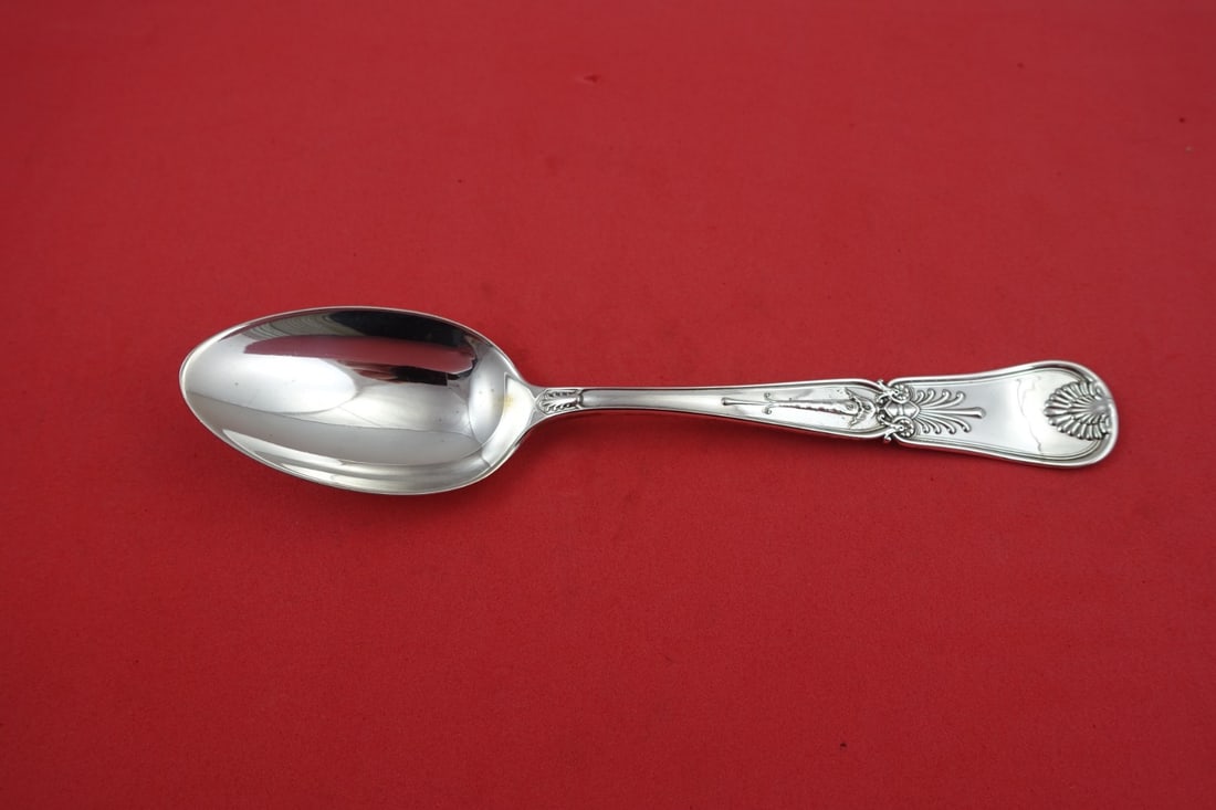 Gorham Kings I Sterling Silver Place Soup Spoon 7 Vintage: Gorham Kings I Sterling Silver Place Soup Spoon 7 Vintage This vintage place soup spoon is part of the Kings I pattern by Gorham, crafted from high-quality sterling silver (.925). Measuring 7 inches i