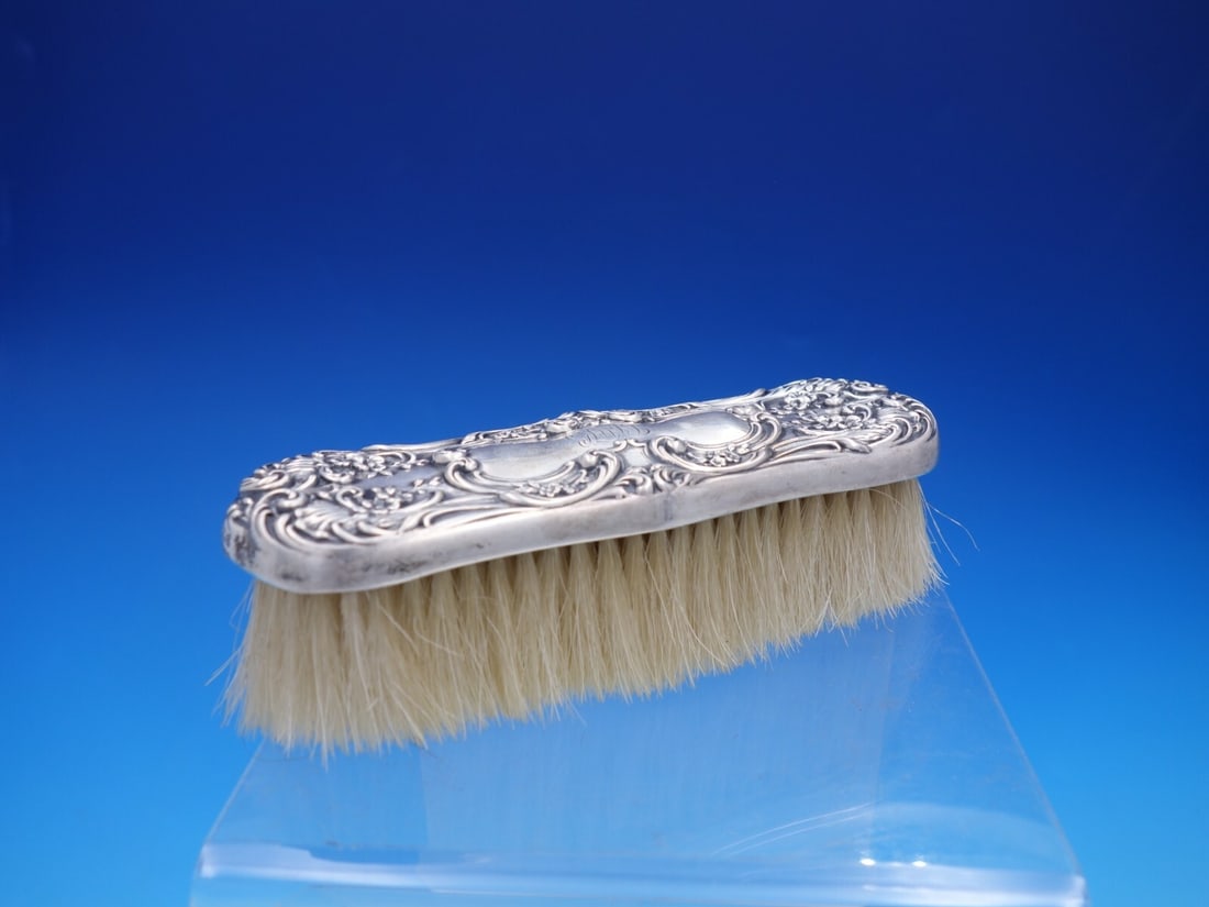 Gorham Buttercup Sterling Silver Monogrammed Vintage Shoe Brush (1 of 8)