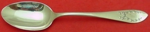 Frank Smith Laurel Sterling Silver Serving Spoon 8 Inch Monogrammed: Frank Smith Laurel Sterling Silver Serving Spoon 8 Inch Monogrammed This exquisite serving spoon from the Laurel pattern by Frank Smith is crafted from high-quality sterling silver. Measuring 8 inches