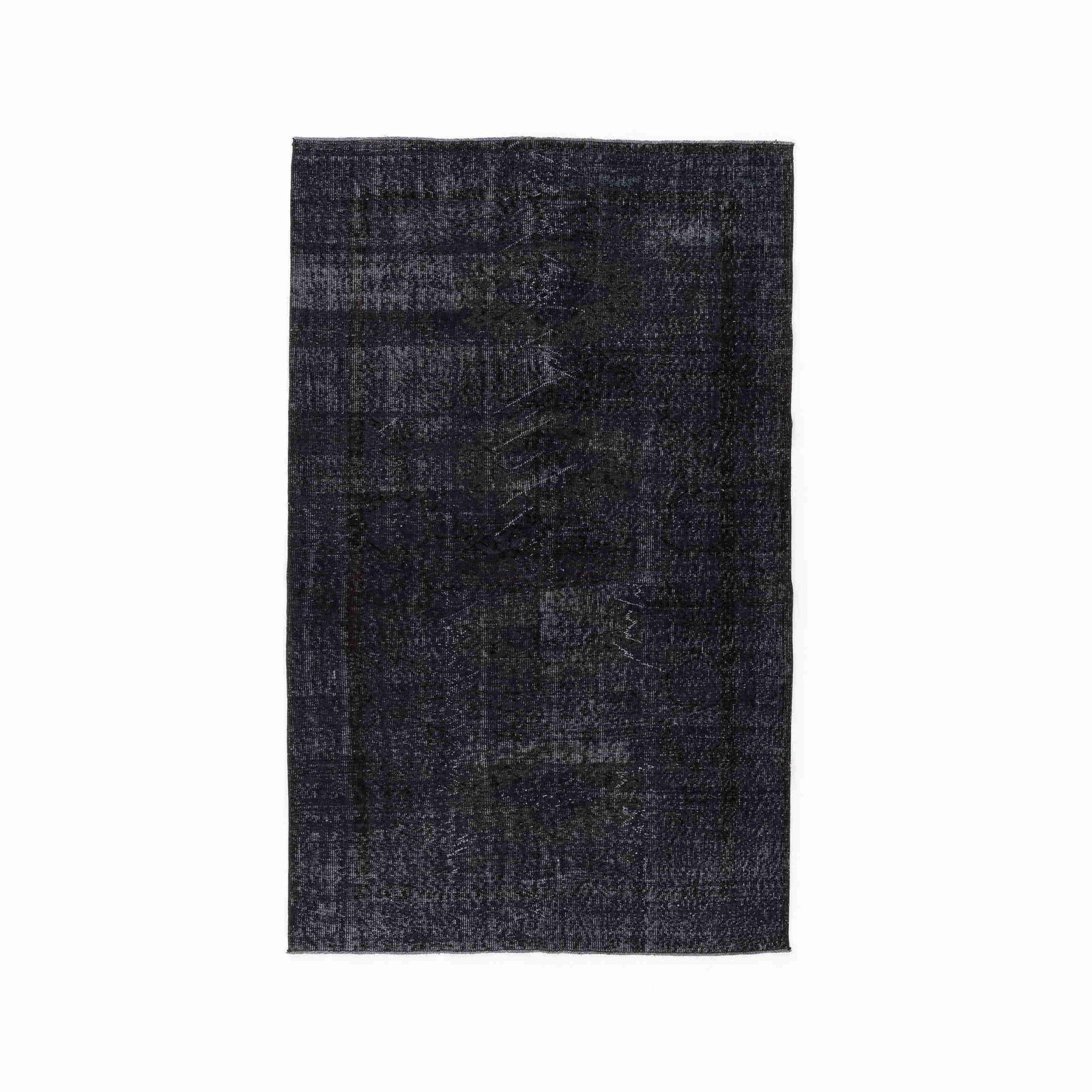 Vintage Handmade Carpet Wool on Cotton 60.2x96.1 Inches: Vintage Handmade Carpet Wool on Cotton 60.2x96.1 Inches Discover the charm of this Authentic Handmade Vintage Carpet, expertly crafted from wool on cotton. This exquisite piece showcases a weaving tec