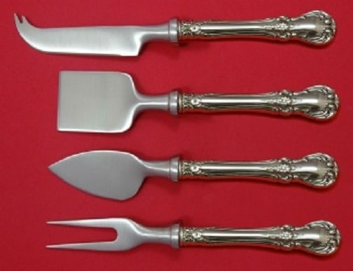 Towle Old Master Sterling Silver Cheese Set 4pc Hostess Collection (1 of 1)