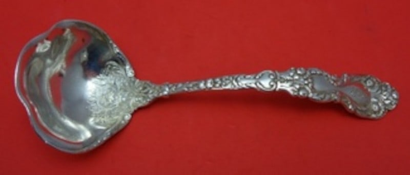 Gorham Imperial Chrysanthemum Sterling Gravy Ladle 7 1 8 inch (1 of 1)