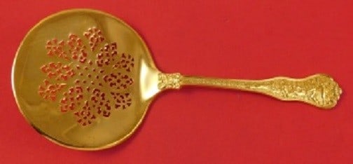 Tiffany & Co Olympian Sterling Silver Tomato Server Vermeil 7.5": Tiffany & Co Olympian Sterling Silver Tomato Server Vermeil 7.5" Presenting the Olympian Tomato Server by Tiffany & Co., a stunning example of craftsmanship from the 1850-1899 era. This exquisite serv