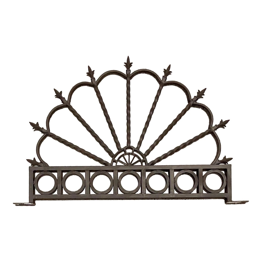 Vintage Boho Wrought Iron Garden Arch with Intricate Scrollwork (1 of 6)
