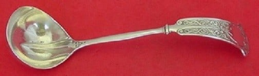 Wendt Arabesque Sterling Silver Sauce Ladle Long Handle 6.5" (1 of 1)