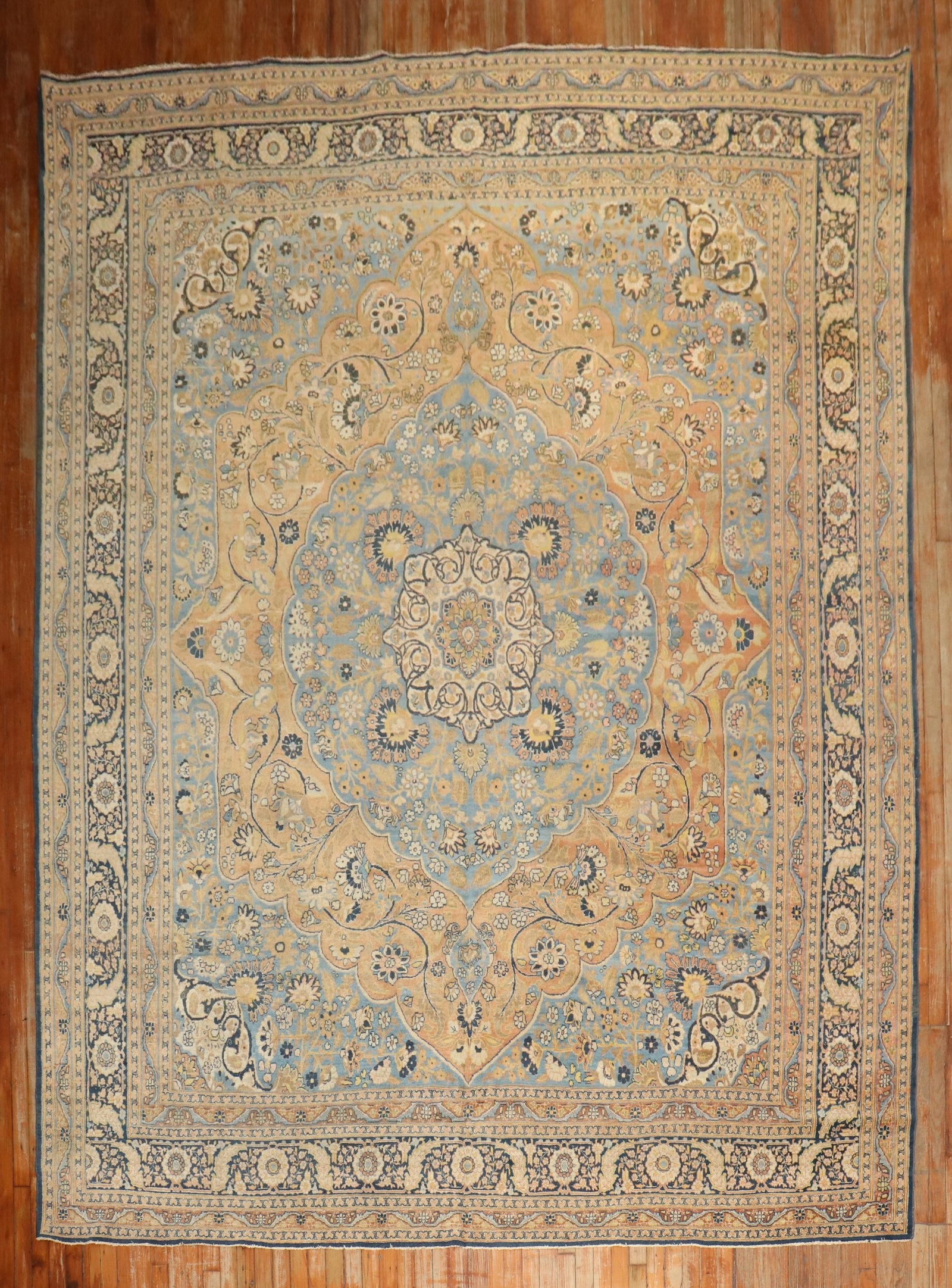 9' 2" x 13' 7" Persian Tabriz Room Rug (1 of 7)