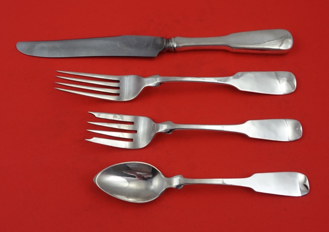 Sturbridge Sterling Silver 4-Piece Place Setting by Old Newbury Crafters ONC (1 of 2)
