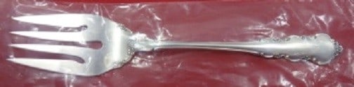 Oneida Martinique Sterling Silver Serving Fork Cold Meat 8 1/2" (1 of 1)