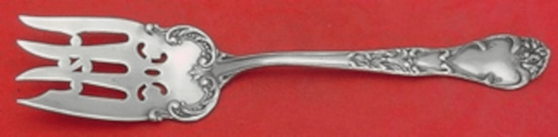 Blackinton Azalia Sterling Silver 7.5 Cold Meat Fork Serving: Blackinton Azalia Sterling Silver 7.5 Cold Meat Fork Serving This elegant serving fork from the Azalia pattern by Blackinton is crafted from high-quality sterling silver. Measuring 7 1/2 inches, this 