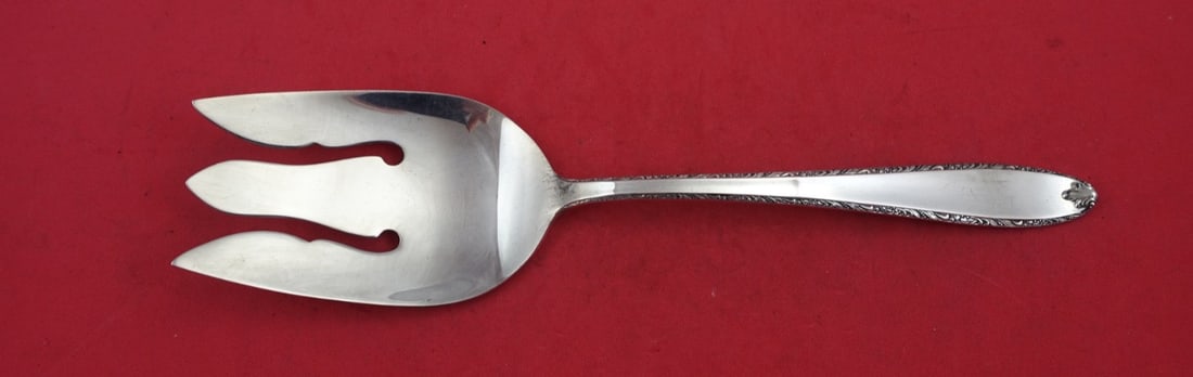 Alvin Southern Charm Sterling Silver Salad Serving Fork 9 Inch (1 of 2)