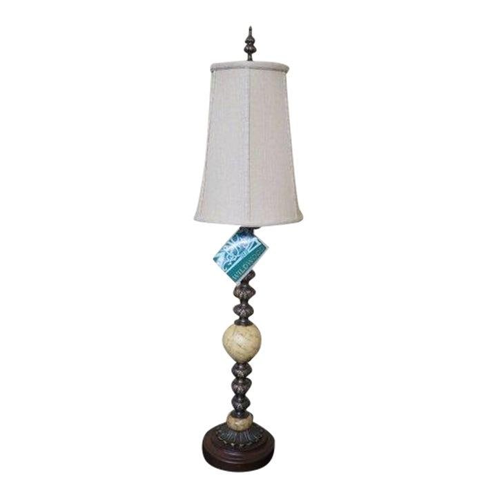 Tall Table Lamp with Shade by Wildwood Circa 1990s (1 of 4)