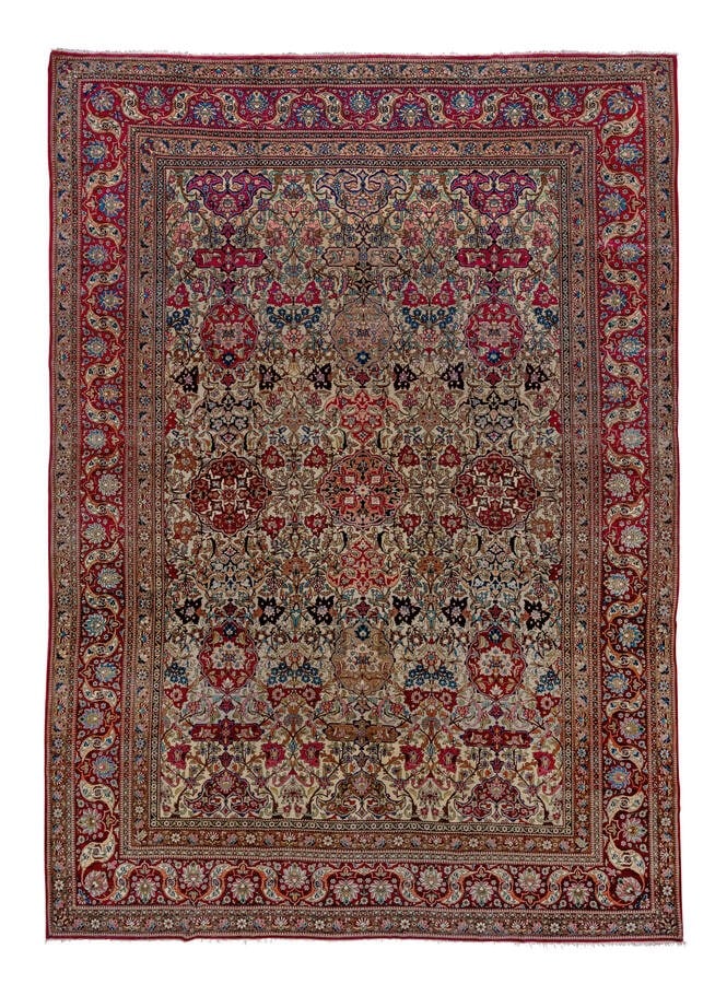 11' 2" x 15' 4" Persian Isfahan Oversize Rug Jewel Tone (1 of 5)