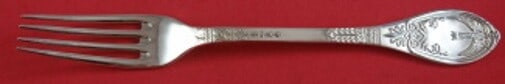 Chateau by Carrs Sterling Silver Dinner Fork 8.5 Inch Flatware: Chateau by Carrs Sterling Silver Dinner Fork 8.5 Inch Flatware Enhance your dining experience with this exquisite Chateau by Carrs Sterling Silver Dinner Fork, measuring 8 1/2 inches. Crafted with met