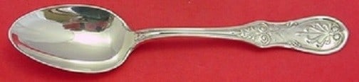 Tiffany & Co. Saratoga Sterling Silver Place Soup Spoon 7 1/8" Monogrammed: Tiffany & Co. Saratoga Sterling Silver Place Soup Spoon 7 1/8" Monogrammed This exquisite soup spoon features the Saratoga pattern by Tiffany & Co., expertly crafted from high-quality sterling silver.