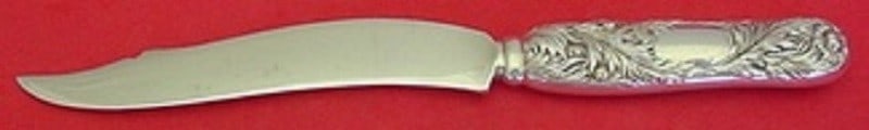 Tiffany & Co. Sterling Silver Fish Knife with Notched Top Chrysanthemum Pattern (1 of 1)