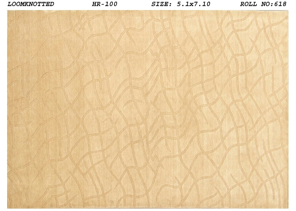 5'1" x 7'10" Cream White Handmade Modern Loom Knotted Rug: 5'1" x 7'10" Cream White Handmade Modern Loom Knotted Rug Free continental US Shipping Enhance your home with the luxurious 5.1 x 7.10 Cream White Modern Loom Knotted Rug. This area rug is expertly cr