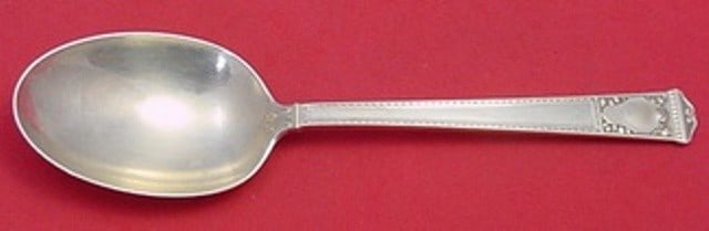 Tiffany & Co San Lorenzo Sterling Silver Serving Spoon 9.25" (1 of 2)