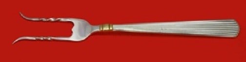 Reed and Barton Ashmont Gold Sterling Silver Baked Potato Fork 7 3/4" (1 of 2)