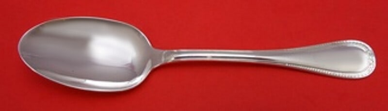 Christofle Malmaison Sterling Silver Soup Spoon 7.5 Vintage Flatware: Christofle Malmaison Sterling Silver Soup Spoon 7.5 Vintage Flatware This exquisite Malmaison place soup spoon by Christofle is crafted from heirloom-quality sterling silver, measuring 7 1/2 inches. T