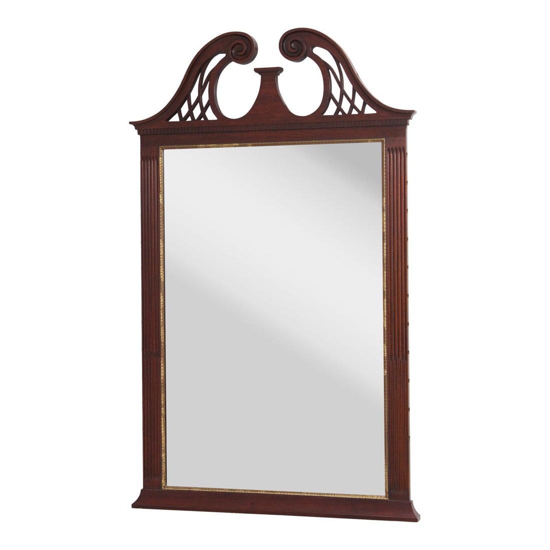 Henkel Harris H-12 Mahogany Wall Mirror with Beveled Glass 32w x 52h (1 of 10)