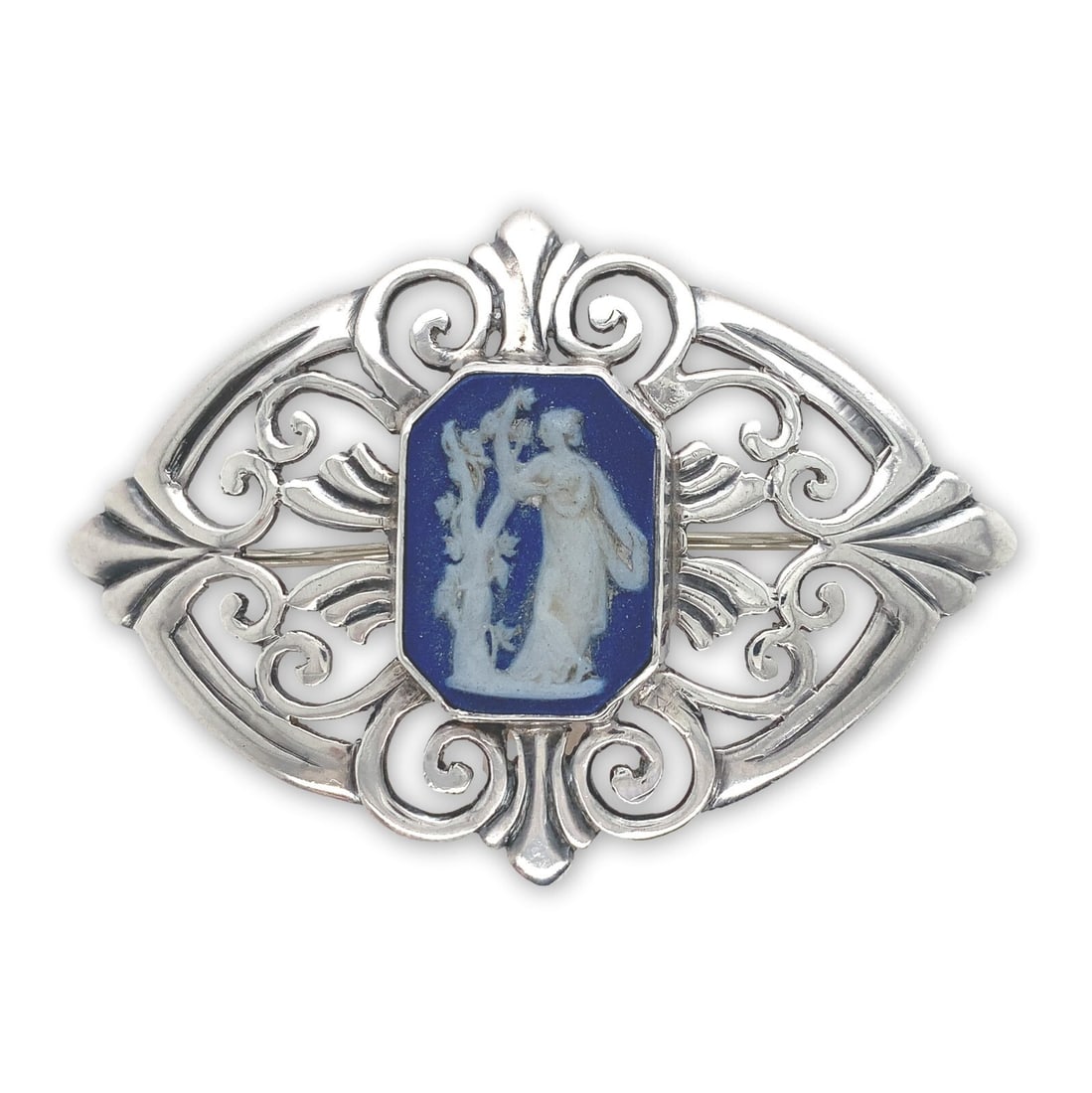 Kalo Sterling Silver Wedgwood Cameo Pin by Bjarne Axness (1 of 7)