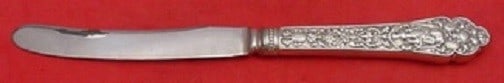 Gorham Medici Old Sterling Silver Citrus Knife 1907 Serrated Blade: Gorham Medici Old Sterling Silver Citrus Knife 1907 Serrated Blade Presenting a stunning sterling silver citrus knife from the Medici Old pattern by Gorham. This exquisite piece features a hollow hand