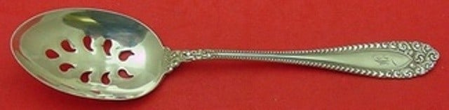International Sterling Silver Kenilworth 9-Hole Slotted Serving Spoon (1 of 2)