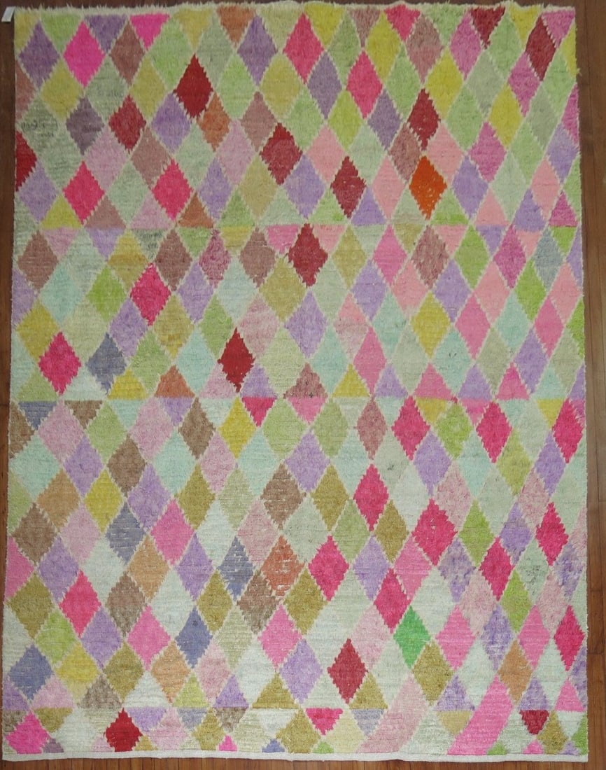 9' 7" x 13' 3" Turkish Tulu Room Rug Vintage Inspired (1 of 7)