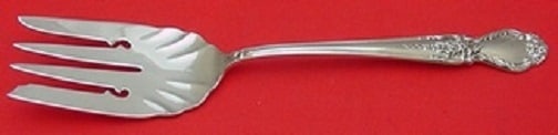 International Sterling Silver Brocade Cold Meat Fork 9 Inch Vintage (1 of 1)