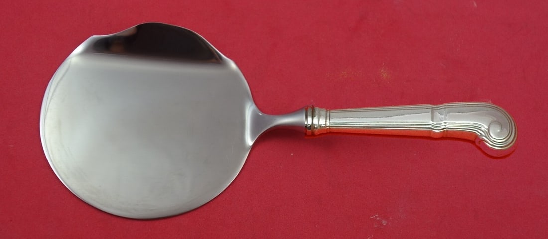 Tiffany Co Castilian Sterling Silver Tomato Cranberry Server 8 1/8 Custom Made: Tiffany Co Castilian Sterling Silver Tomato Cranberry Server 8 1/8 Custom Made Elegant Castilian by Tiffany serving piece in sterling silver with a hollow handle and round stainless blade. Custom made