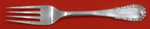 Georg Jensen Viking Number 6 Sterling Silver Dinner Fork 7.25 Inch: Georg Jensen Viking Number 6 Sterling Silver Dinner Fork 7.25 Inch This exquisite dinner fork, designed in the Viking / Number 6 pattern by Georg Jensen, is a stunning example of craftsmanship. Made f