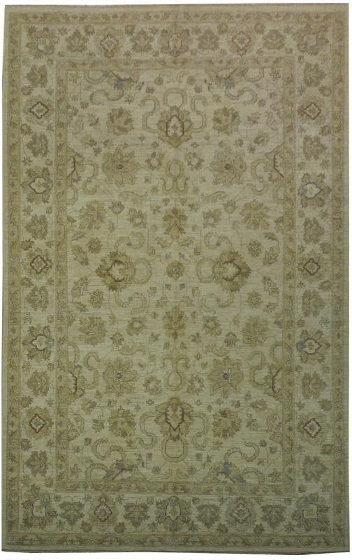 6.4 x 9.9 Beige Zigler Chobi Peshawar Handwoven Wool Rug: 6.4 x 9.9 Beige Zigler Chobi Peshawar Handwoven Wool Rug Free continental US Shipping Transform your living space with this exquisite 6.4 x 9.9 Beige Zigler Chobi Peshawar Rug. Handwoven in Peshawar, 